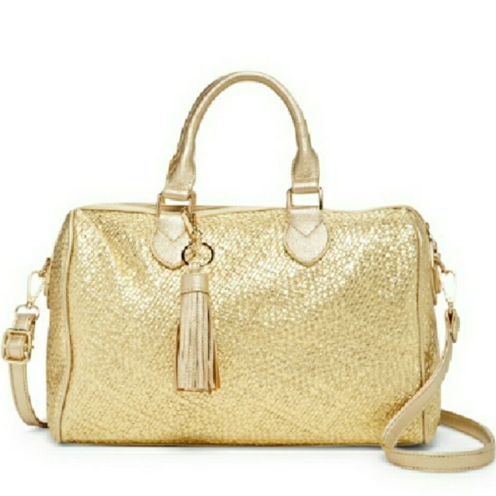 Gold Layla Satchel Purse